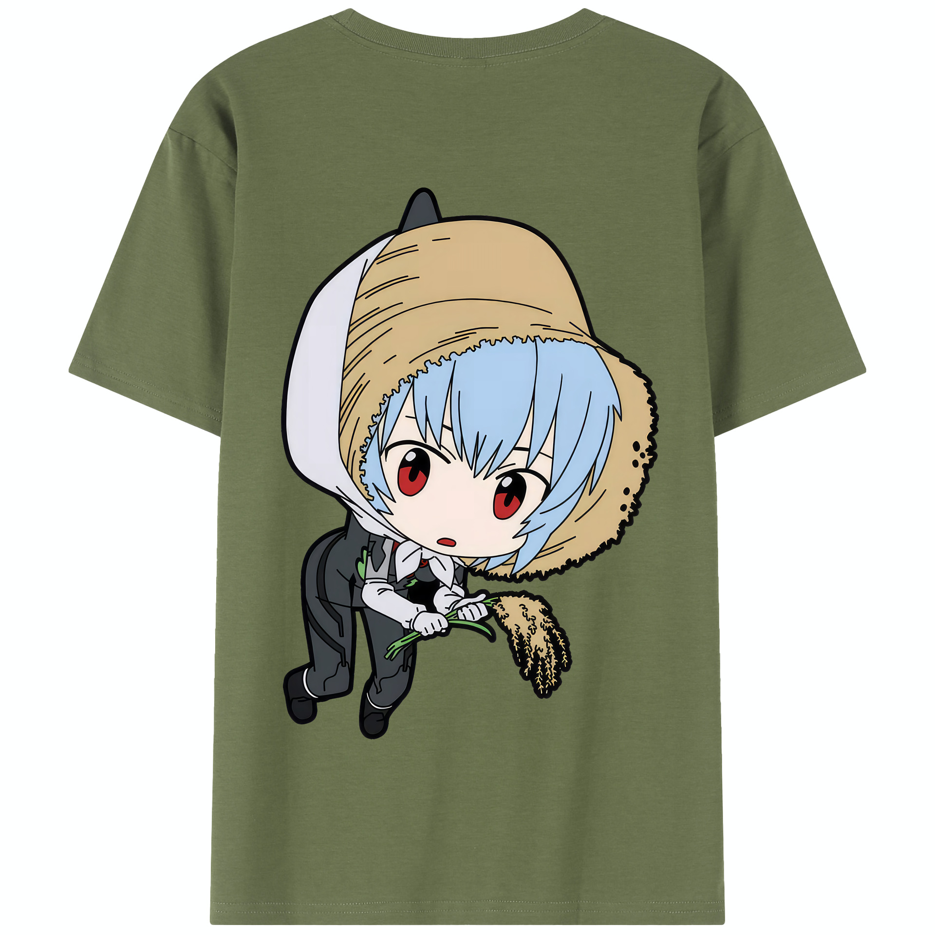 （画像用） EVA 新世紀エヴァンゲリオン 綿100％半袖Tシャツ（背面プリント）